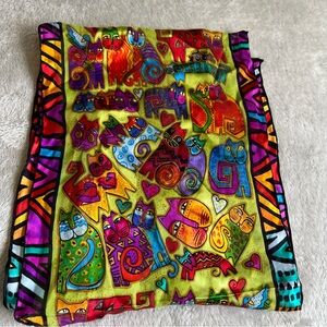 Fantastic Feline silk scarf